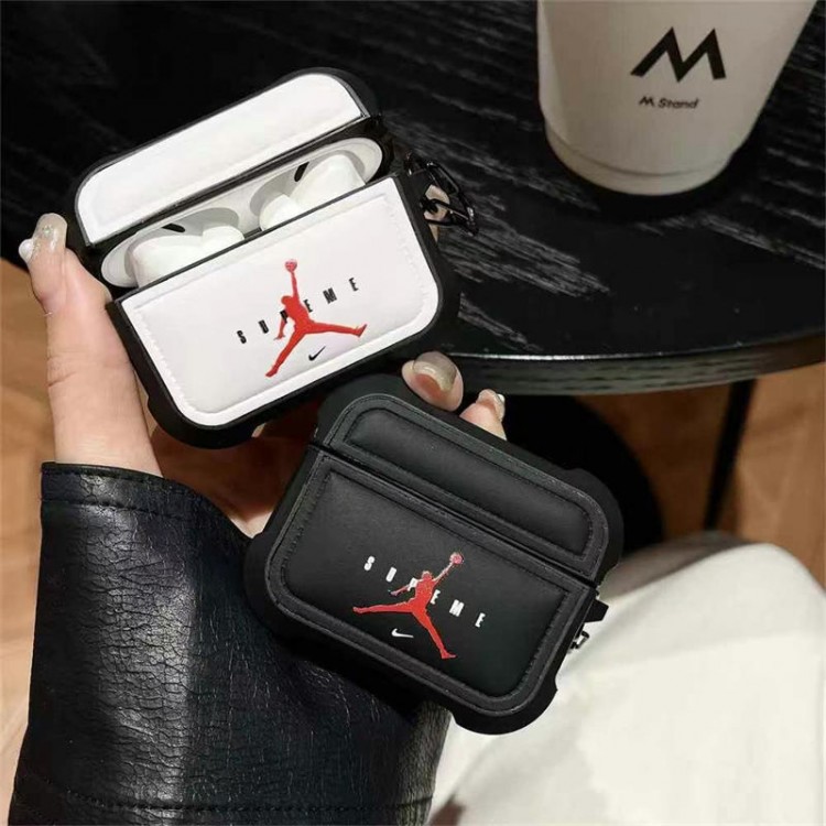 Jordan ジョーダンブランドエアーポッズpro2 4 3 2 max保護ケーススニーカー形のairpods 4 pro2 proケース ブランド 人気ブランドairpods 4 3/プロ2カバーパロディブランド若者オシャレエアーポッズ4 3 pro2/proケース耐衝撃