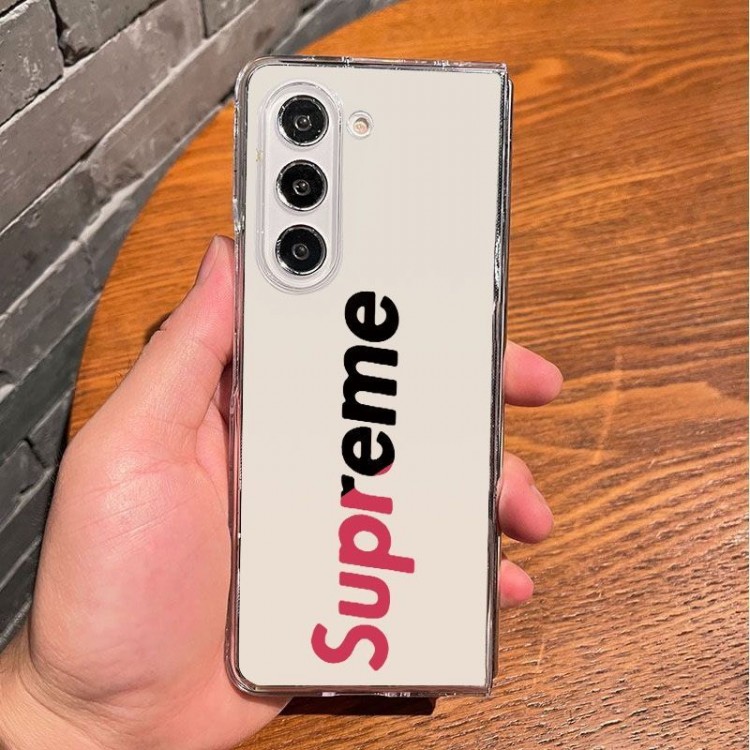 Supreme シュプリーム高級感galaxy z fold 7 6 5 4 3ケースハイブランドブランドスマホケース男女兼用かわいいsamsung z fold 7 6 5 4 flip7 6 5 4ケースカバー激安ブランド落下保護galaxy z flip3 4 5 6 7携帯カバーレディース