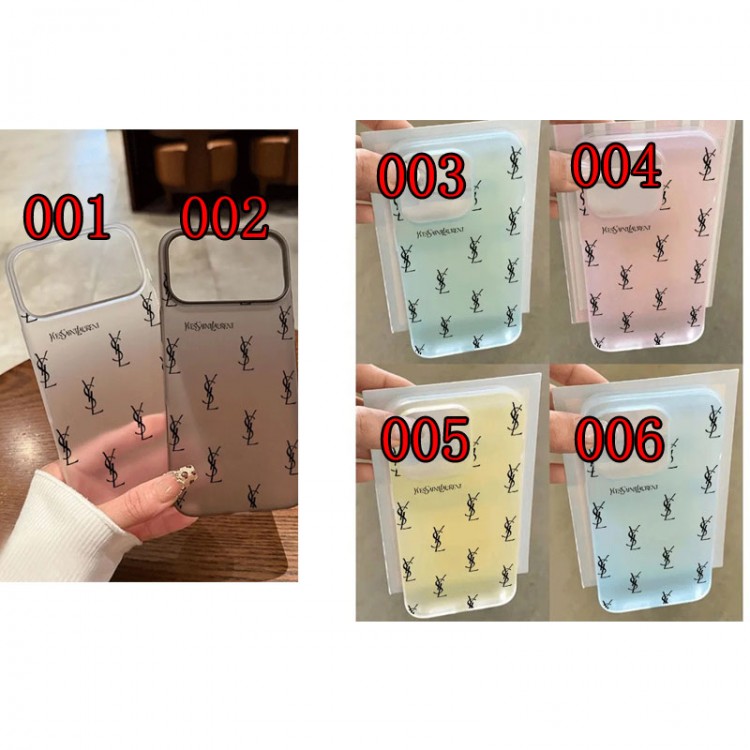 Ysl イヴサンローランiPhone 16 15 plus 16 17pro max AirブランドスマホケースiPhone16 17 air 15pro max 16proカバー耐衝撃オシャレ芸能人愛用するブランドアイフォン17 16 pro15 16 pro maxケースカバー