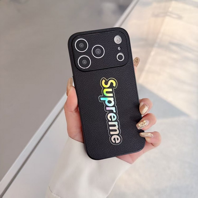 Supreme シュプリームブランドiPhone air 16 17 pro 15 16pro max ケースメンズアイフォン16 pro max 17 AIR 15 14 16 plusハイブランドケースiPhone 16 15 plus 16 17pro max Airブランドスマホケース
