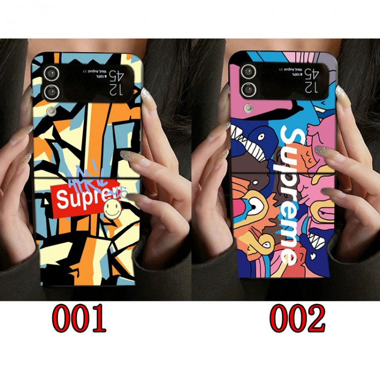 Supreme シュプリームブランドスマホケース男女兼用かわいいsamsung z fold 7 6 5 4 flip7 6 5 4ケースカバー激安ハイブランドGalaxy z flip 5 4 3 6 7携帯ケースビジネスブランド落下保護galaxy z flip3 4 5 6 7携帯カバーレディース