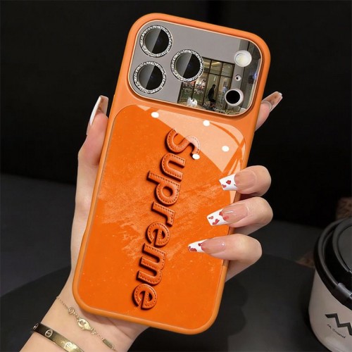 Supreme シュプリームブランドアイフォン16 pro max Air 17 15plus 16プロマックスマホカバー男女兼用iPhone16 17 17e 15pro max 16pro 13 12スマホカバー耐衝撃オシャレ芸能人愛用するブランドアイフォン17 16 pro15 16 pro maxケースカバー