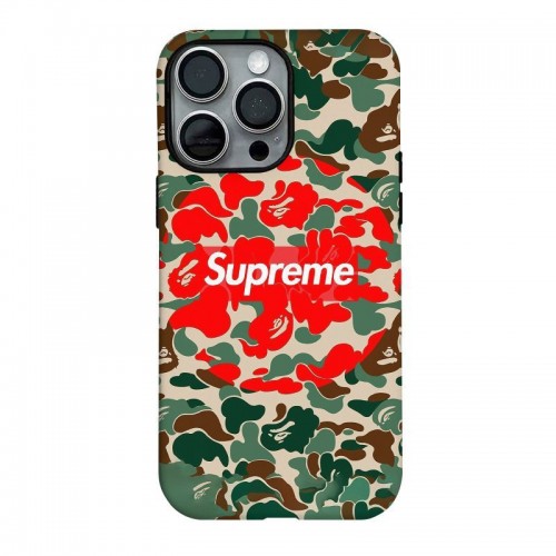 Supreme シュプリームアイフォン16 18 pro max 17 AIR 15 14 16 plus 18ハイブランドケースiPhone 16 15 plus 18 17pro max AirブランドスマホケースiPhone 18 16 17 17e 15pro max 16pro スマホカバー耐衝撃オシャレ