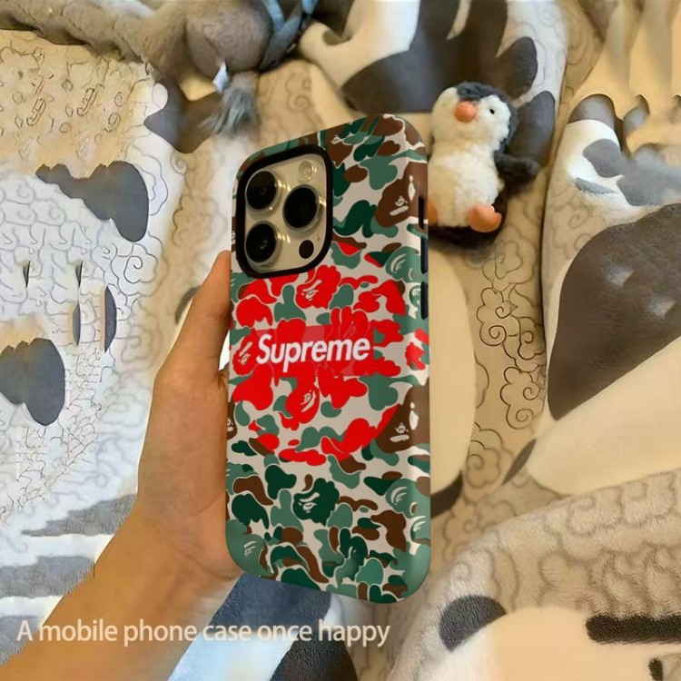 Supreme シュプリームアイフォン16 18 pro max 17 AIR 15 14 16 plus 18ハイブランドケースiPhone 16 15 plus 18 17pro max AirブランドスマホケースiPhone 18 16 17 17e 15pro max 16pro スマホカバー耐衝撃オシャレ