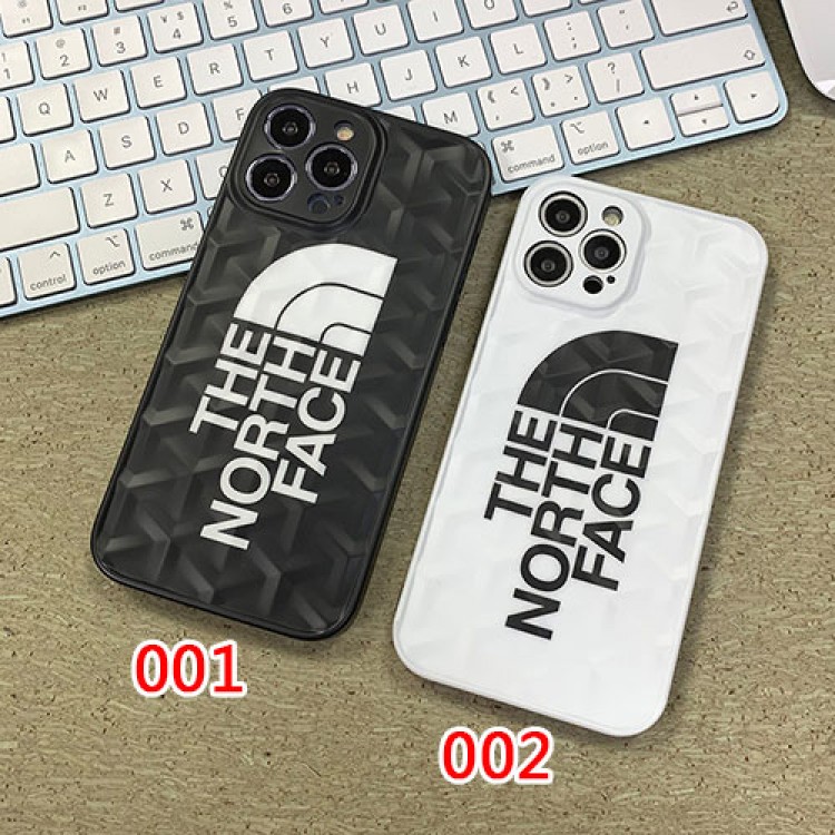 THE NORTH FACE アイフォン13pro max/13pro/13ケースブランド 黒白調 シンプル 個性 ザノースフェイス iPhone12pro/12pro max/12携帯カバー 創意凹凸紋 滑り止め iphone11pro max/11ソフトケース 落下保護 メンズ ファッション