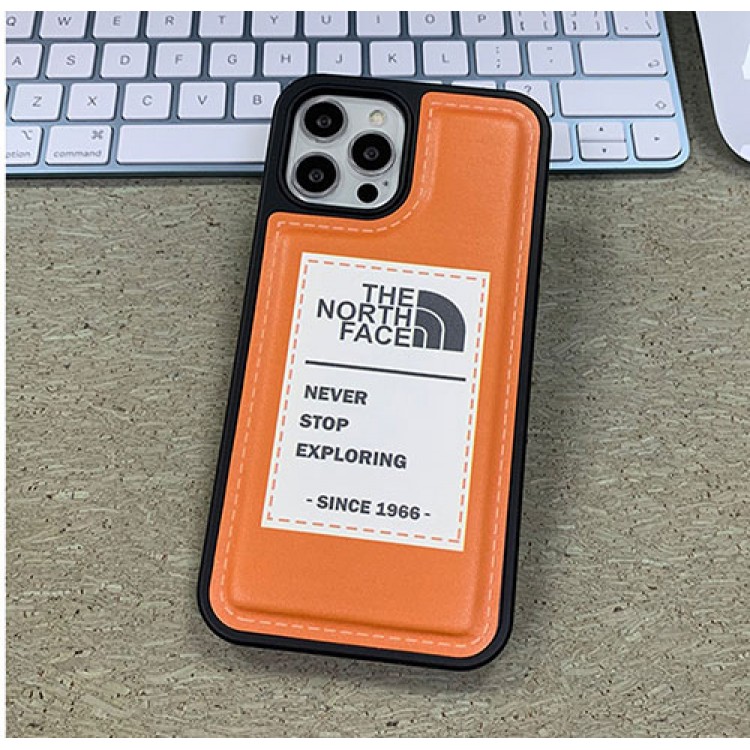 ブランド ザノースフェイス iPhone13pro/13pro max/13スマホケース 背面レザー 耐衝撃 the north face アイフォン12pro/12pro max/12携帯カバー 個性タグ柄 耐久性 iphone11pro max/11pro/11ケース 精緻 フィット 男女兼用 ヴィンテージ