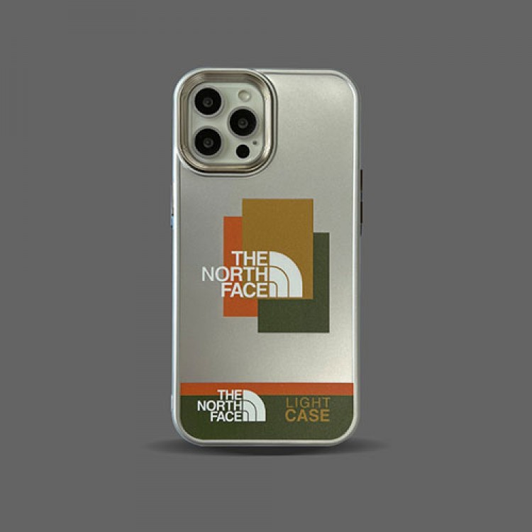 ハイブランド The North Face アイフォン13/13pro/13pro maxスマホカバー 潮流 シルバー塗装 ザノースフェイスiphone12Pro/12/12pro maxケースソフト 耐衝撃 キズ防止 iphone11pro/11pro max/11ケース 高級感 ジャケット型 汚れにくい メンズ レディース