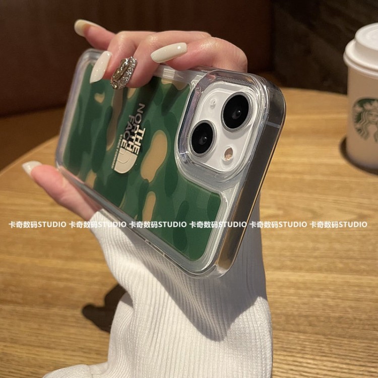 ブランドザノースフェイス iPhone 13 Pro Max 対応 ケース クリア キラキラ the north face アイフォン13pro/13カバー ファッション 透明カバー iphone12/12promax おしゃれ スマホケース黄変防止  Apple iPhone11 Pro 携帯カバー 耐衝撃 人気 