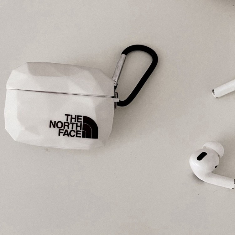 ブランド AirPods 3収納ケース the north face キズ防止 耐衝撃 ザノースフェイス エアーポッズ プロ2/proカバー 全面保護 シ リコンカバー カラビナ付き 落下防止 ソフト AirPods 2/1シリコンケース 紛失なし