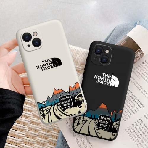 the north faceアイフォン14/14pro maxカバー 個性潮 ザノースフェイス iphone14maxケース 流行り 耐衝撃 iPhone13/13pro maxスマホケース シリコンケース 手触り良い 通気性 メンズ