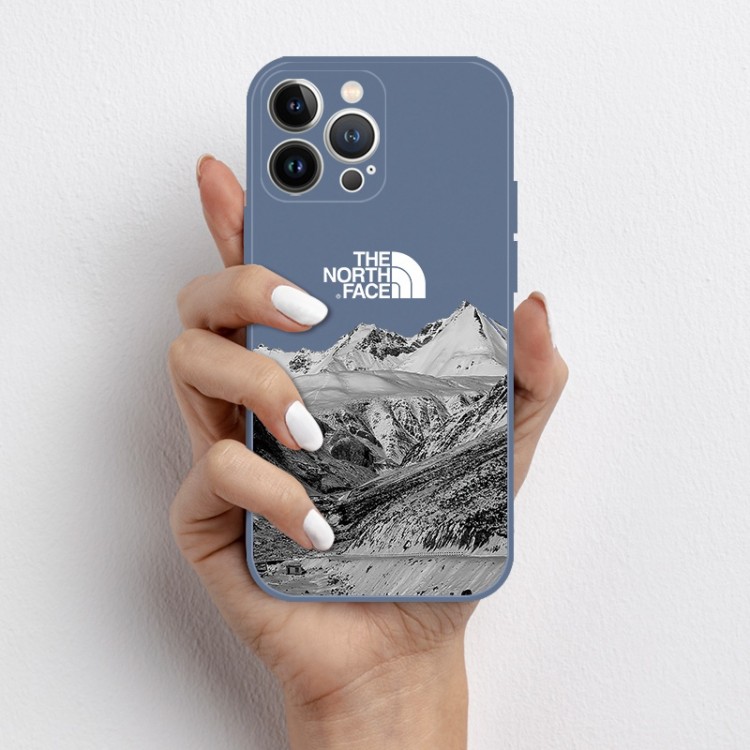 The North Face アイフォン14+/14PROケースブランド 耐衝撃 ザノースフェイス iphone 14Pro max/14携帯カバー 個性 雪山柄 iPhone13/13pro maxケース シリコン iphone12 pro/12 pro max ケース 柔らかい 着脱安い 
