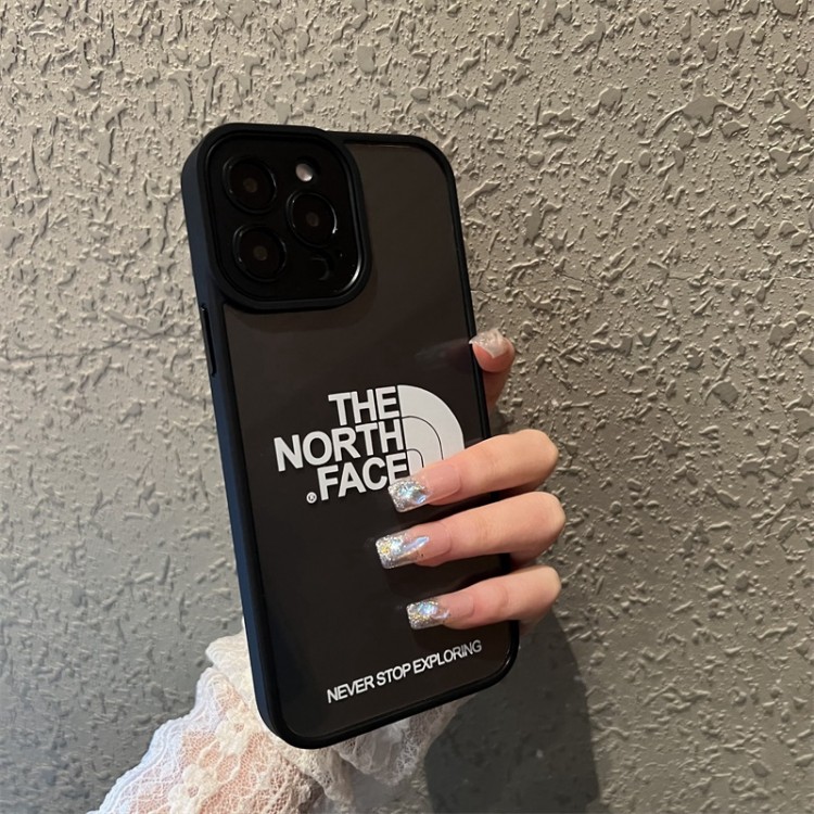 ブランドiPhone14Promaxケースザノースフェイス 加州道路の柄 The North Face アイフォン14+/14Pro/14スマホカバー 透明 ブラック iPhone13/13pro/13promaxケース 人気 おしゃれ かっこいい シンプル アップル12promaxケース軽量 放熱性