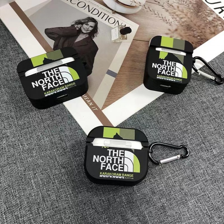 ザノースフェイス エアーポッズ PRO2 ケース 創意デザイン ブランド AirPods 3ケースthe north face シリコン 落下保護 airpods pro ケース キズ防止 AirPods pro2ケース2022新機種 ファッション 男性