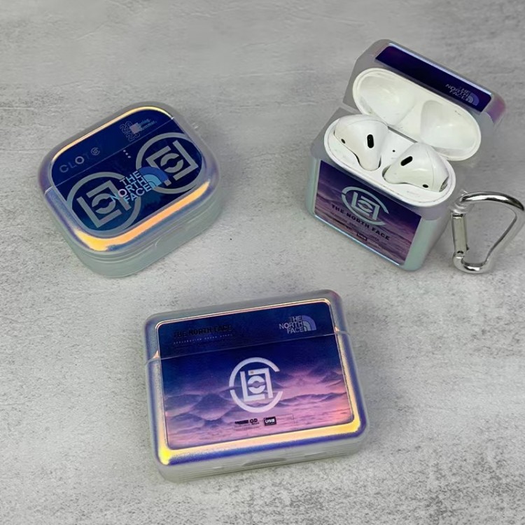 ザ・ノース・フェイス THE NORTH FACE ブランドCLOT エアーポッズpro2保護ケースairpods proカバー 軽量 紛失防止かわいいエアーポッズ3/2/1カバー個性スニーカー形のairpods pro2ケース ブランド 人気