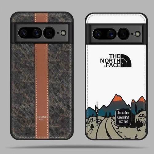 ザ・ノース・フェイス THE NORTH FACE セリーヌ Celine ブランドGoogle Pixel 7 8プロマックスマホカバー男女兼用グーグル ピクセル 8 7プロスマホカバー耐衝撃オシャレ芸能人愛用するブランドケースカバー