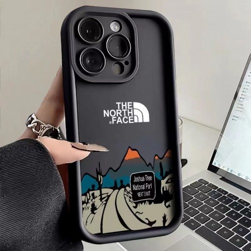 ザ・ノース・フェイス THE NORTH FACEブランドiPhone15 14pro maxケースメンズiPhone 15pro max/14proスマホカバー耐衝撃オシャレアップル15/14 pro max plusケース全機種対応パロディ