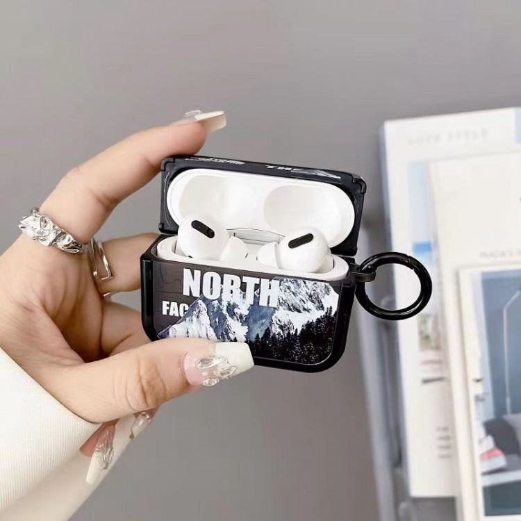 ザ・ノース・フェイス THE NORTH FACEブランドエアーポッズpro2保護ケースAirPods 3ブランドケース 携帯便利 ファッションかわいいエアーポッズ3/2/1カバー個性ブランドairpods 3/プロカバーパロディ