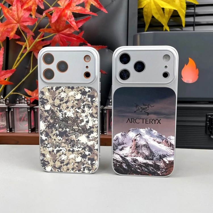 ARC'TERYX アークテリクスアイフォン16 pro max 17 AIR 15 14 16 plusハイブランドケースブランドアイフォン16 pro max Air 17 15plus 16プロマックスマホカバー男女兼用芸能人愛用するブランドアイフォン17 16 pro15 16 pro maxケースカバー