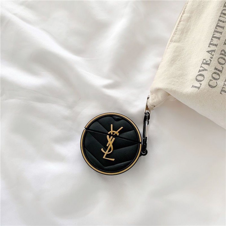Ysl イブサンローランブランドエアーポッズpro2 4 3 2 max保護ケースAirPods 3 4ブランドケース 携帯便利 ファッションかわいいエアーポッズ4/3/2/1カバー個性メンズ向けAirPods 4/3/2/1ケースブランドかっこいい