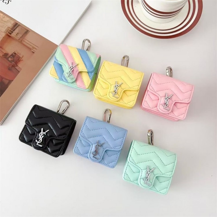 Ysl イブサンローランAirPods 3 4ブランドケース 携帯便利 ファッションかわいいエアーポッズ4/3/2/1カバー個性ブランドairpods 4 3/プロ2カバーパロディメンズ向けAirPods 4/3/2/1ケースブランドかっこいい