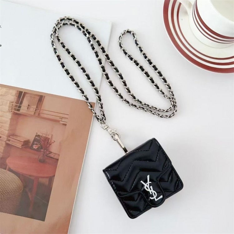 Ysl イブサンローランAirPods 3 4ブランドケース 携帯便利 ファッションかわいいエアーポッズ4/3/2/1カバー個性ブランドairpods 4 3/プロ2カバーパロディメンズ向けAirPods 4/3/2/1ケースブランドかっこいい
