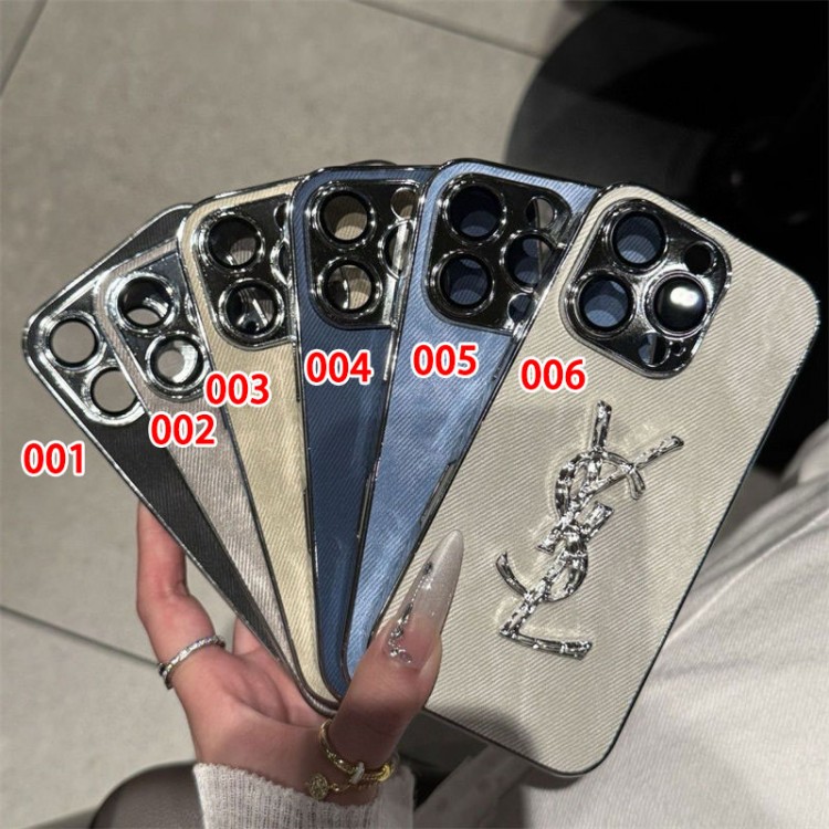 Ysl イヴサンローランアイフォン16 pro max 17 air 15 14 16 plusハイブランドケースiPhone 16 15 plus 16 17pro max airブランドスマホケース芸能人愛用するブランドアイフォン17 16 pro15 16 pro maxケースカバー