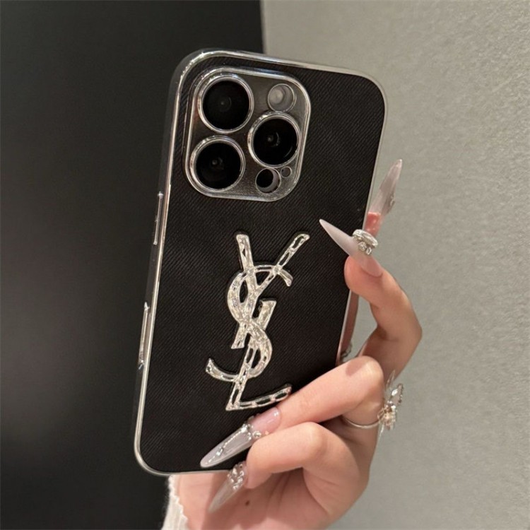 Ysl イヴサンローランアイフォン16 pro max 17 air 15 14 16 plusハイブランドケースiPhone 16 15 plus 16 17pro max airブランドスマホケース芸能人愛用するブランドアイフォン17 16 pro15 16 pro maxケースカバー
