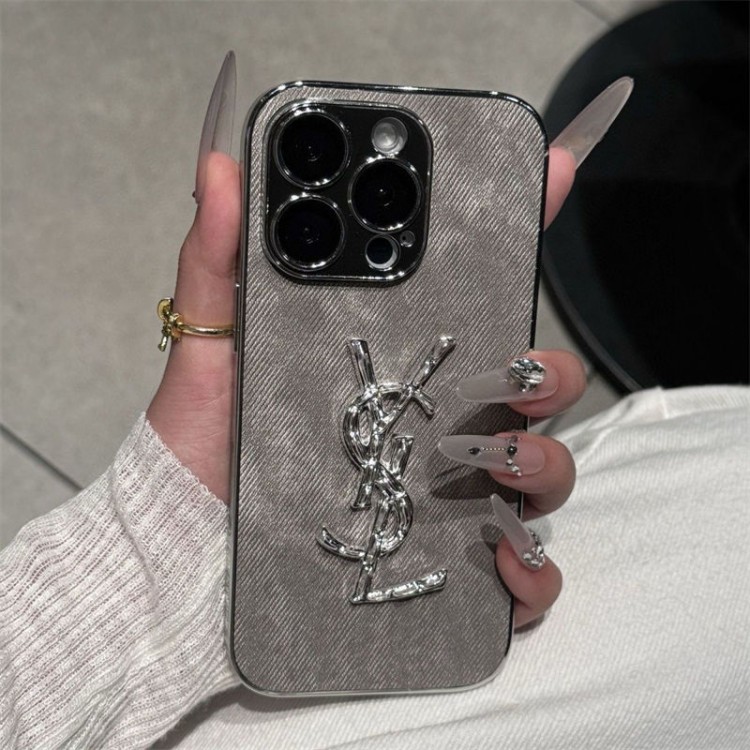 Ysl イヴサンローランアイフォン16 pro max 17 air 15 14 16 plusハイブランドケースiPhone 16 15 plus 16 17pro max airブランドスマホケース芸能人愛用するブランドアイフォン17 16 pro15 16 pro maxケースカバー