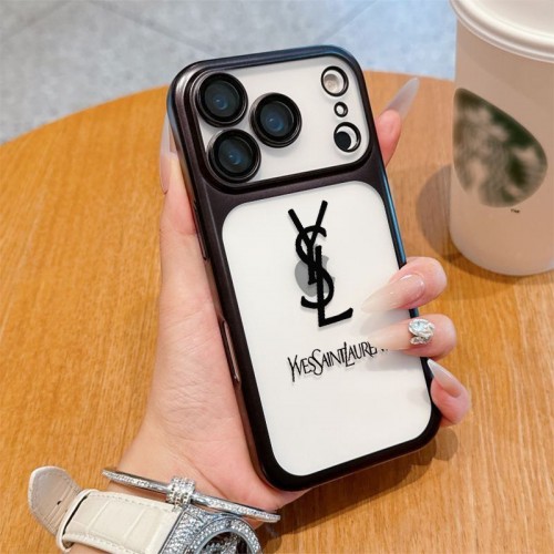 Ysl イヴサンローランブランドアイフォン16 pro max Air 17 15plus 16プロマックスマホカバー男女兼用iPhone16 17 air 15pro max 16pro 13 12スマホカバー耐衝撃オシャレ芸能人愛用するブランドアイフォン17 16 pro15 16 pro maxケースカバー