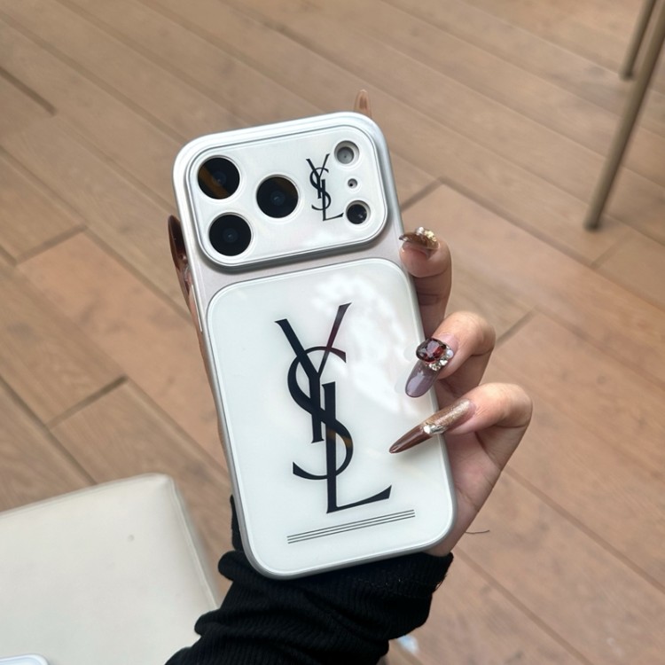 Ysl イヴサンローランブランドiPhone air 16 17 pro 15 16pro max ケースメンズ芸能人愛用するブランドアイフォン17 16 pro15 16 pro maxケースカバーアップル AIR 17 16e 15 pro max 16 plusケース全機種対応パロディ