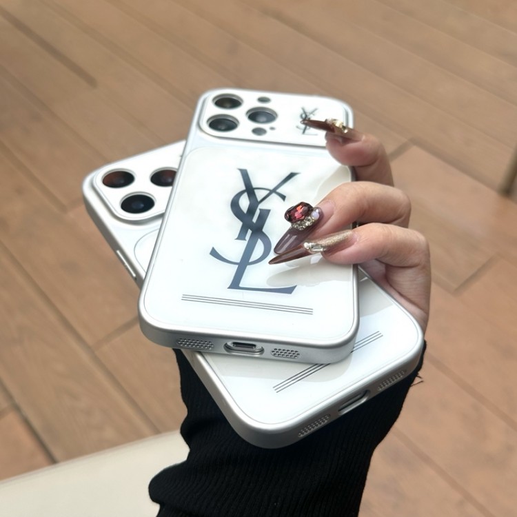 Ysl イヴサンローランブランドiPhone air 16 17 pro 15 16pro max ケースメンズ芸能人愛用するブランドアイフォン17 16 pro15 16 pro maxケースカバーアップル AIR 17 16e 15 pro max 16 plusケース全機種対応パロディ