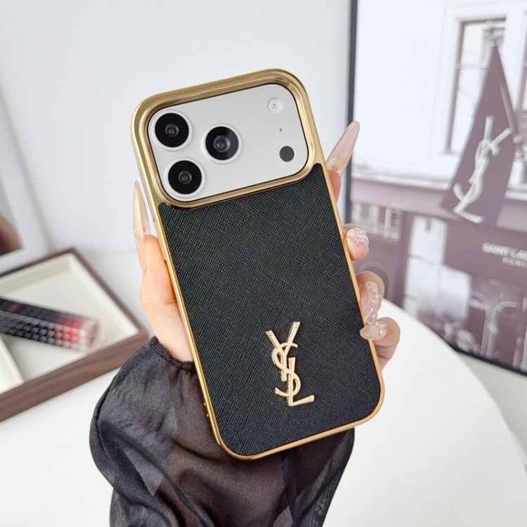 YslイヴサンローランiPhone 16 15 plus 16 17pro max Airブランドスマホケース芸能人愛用するブランドアイフォン17 16 pro15 16 pro maxケースカバーアップル AIR 17 16e 15 pro max 16 plusケース全機種対応パロディ
