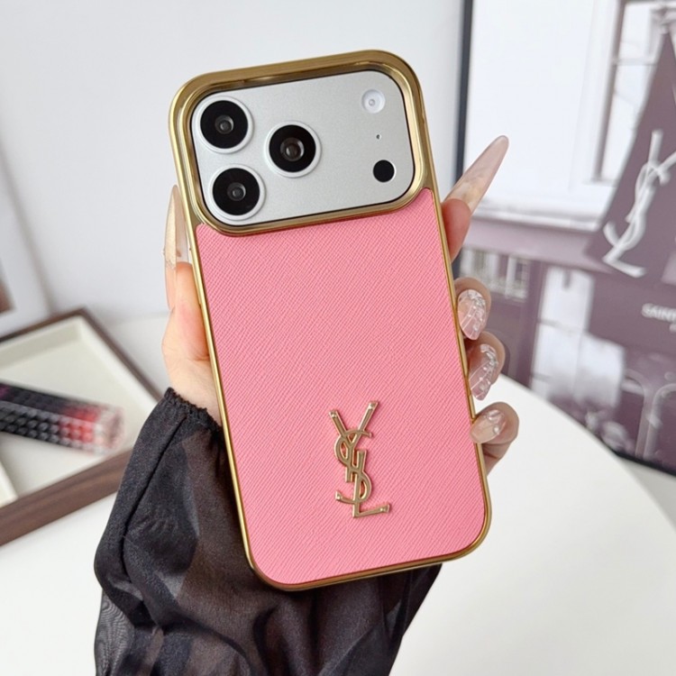 YslイヴサンローランiPhone 16 15 plus 16 17pro max Airブランドスマホケース芸能人愛用するブランドアイフォン17 16 pro15 16 pro maxケースカバーアップル AIR 17 16e 15 pro max 16 plusケース全機種対応パロディ