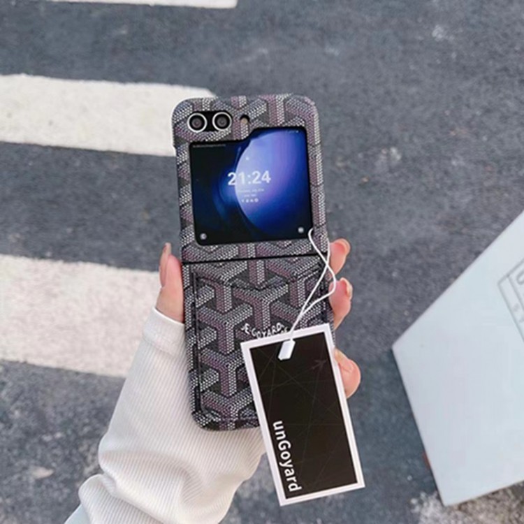 Goyard ゴヤールGalaxy Z Flip6 5 4 3ブランドケースメンズ高級感galaxy z fold5 4 3ケースハイブランドかわいいsamsung z fold 5 4 flip5 4ケースカバー激安大人っぽい ギャラクシーz fold3/2 4 5ブランドスマホカバー