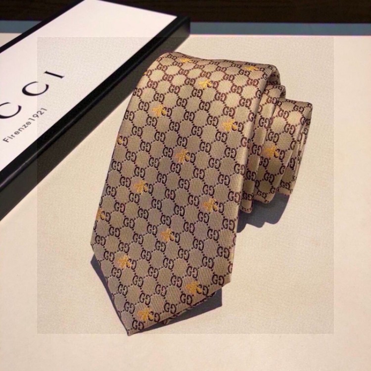 グッチブランドシルクネクタイ Gucciトレンドネクタイ メンズ ビジネス・結婚式に最適 オリジナル 高品質 洗える