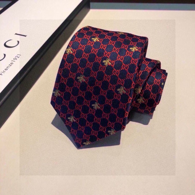 グッチブランドシルクネクタイ Gucciトレンドネクタイ メンズ ビジネス・結婚式に最適 オリジナル 高品質 洗える