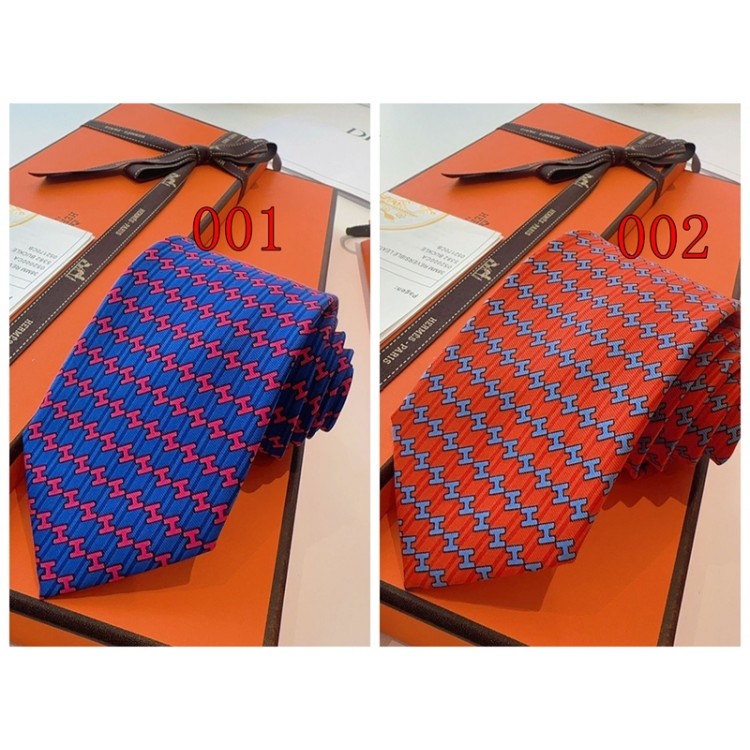 エルメスビジネスネクタイ ブランドHERMESシルクネクタイ ノーアイロン イージーケア ネクタイ  厚み フォマール カジュアル 目を引く 卒業式 プレゼント サラリマン