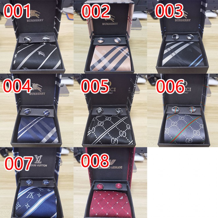 ルイヴィトン グッチ バーバリー Burberry ブランド 高級ネクタイ メンズ ビジネス用 カッコいい イギリス風 おしゃれ トレンド ネクタイ 洗い