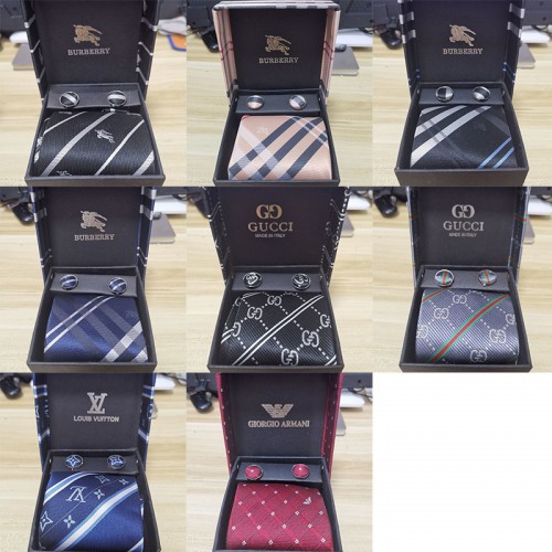 ルイヴィトン グッチ バーバリー Burberry ブランド 高級ネクタイ メンズ ビジネス用 カッコいい イギリス風 おしゃれ トレンド ネクタイ 洗い