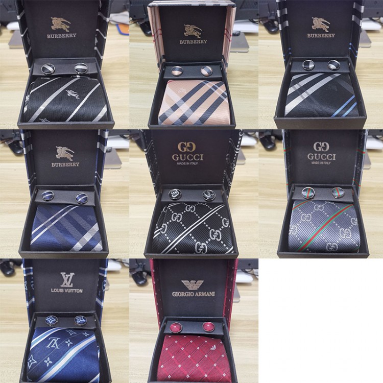 ルイヴィトン グッチ バーバリー Burberry ブランド 高級ネクタイ メンズ ビジネス用 カッコいい イギリス風 おしゃれ トレンド ネクタイ 洗い
