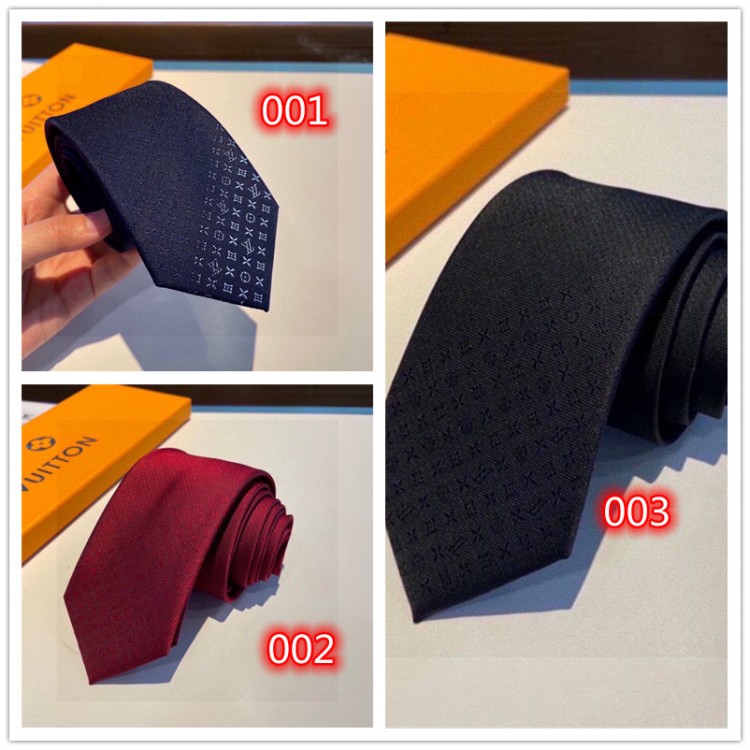 ブランドLV ルイヴィトン モノグラム ネクタイ 7cm シルク ビジネスネクタイ 通勤 ブラック ワインレッド 高級 フォーマル 結婚式 ギフト 贈答