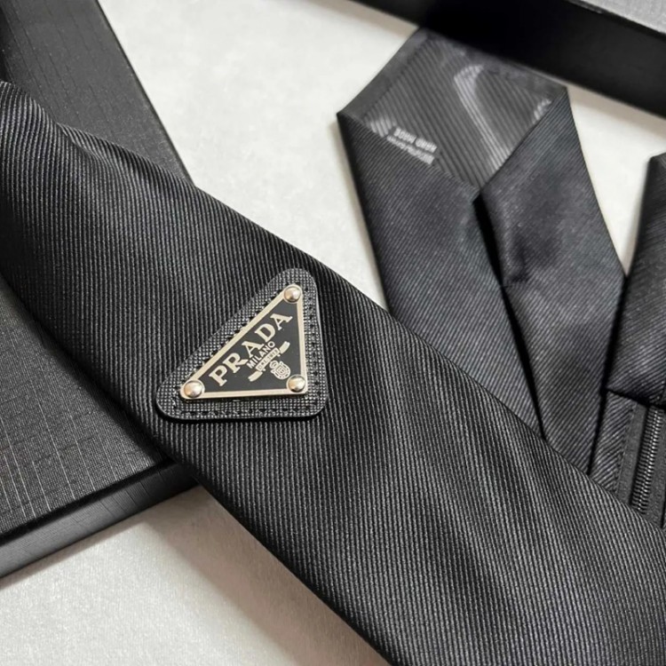 プラダブランドワンタッチネクタイ メンズ 黒 Prada簡単ネクタイ 簡単装着 ジッパーネクタイ 水洗い ビジネス 就活 冠婚葬祭 礼装 礼服 結婚式 葬式 入学式 卒業式 成人式