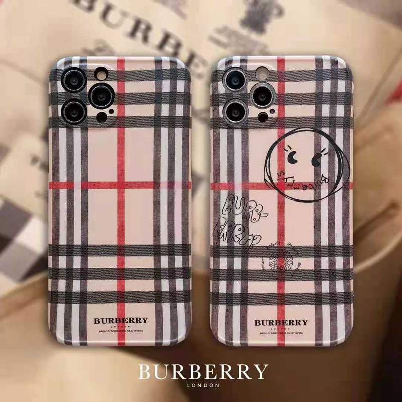 バーバリー ペアお揃い アイフォン12/12 miniケース スティック風 モノグラム BURBERRY ブランド iphone 12 pro/12 pro max/11/11pro maxケース ジャケット