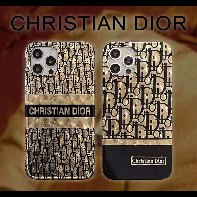 Dior メッキ柄 iphone 12 mini/12 pro max/11 pro max/se2ケース ブランド おしゃれ ディオール きらきら ジャケット型 モノグラム メンズ レディース