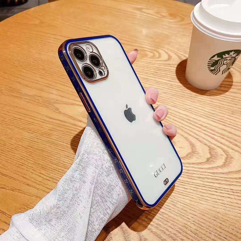 ブランドgucciグッチiPhone13/12ケースクリア保護ケース