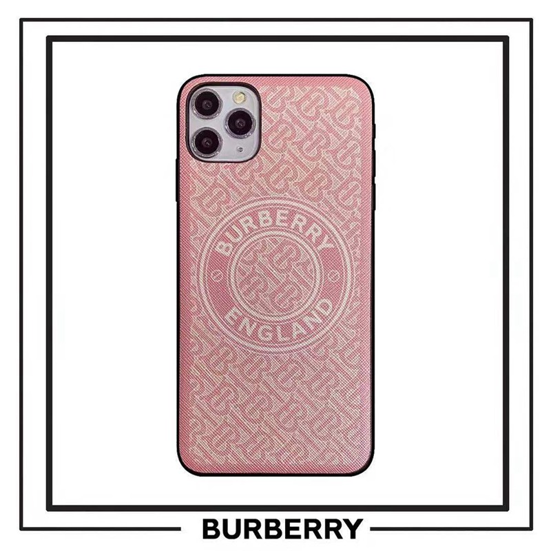 Burberryバーバリーiphone12pro/12mini/12pro max/11ケース デニム風 モノグラム柄 お洒落 女性向け アイフォンse2/x/xs/xr/8/7カバー Huawei