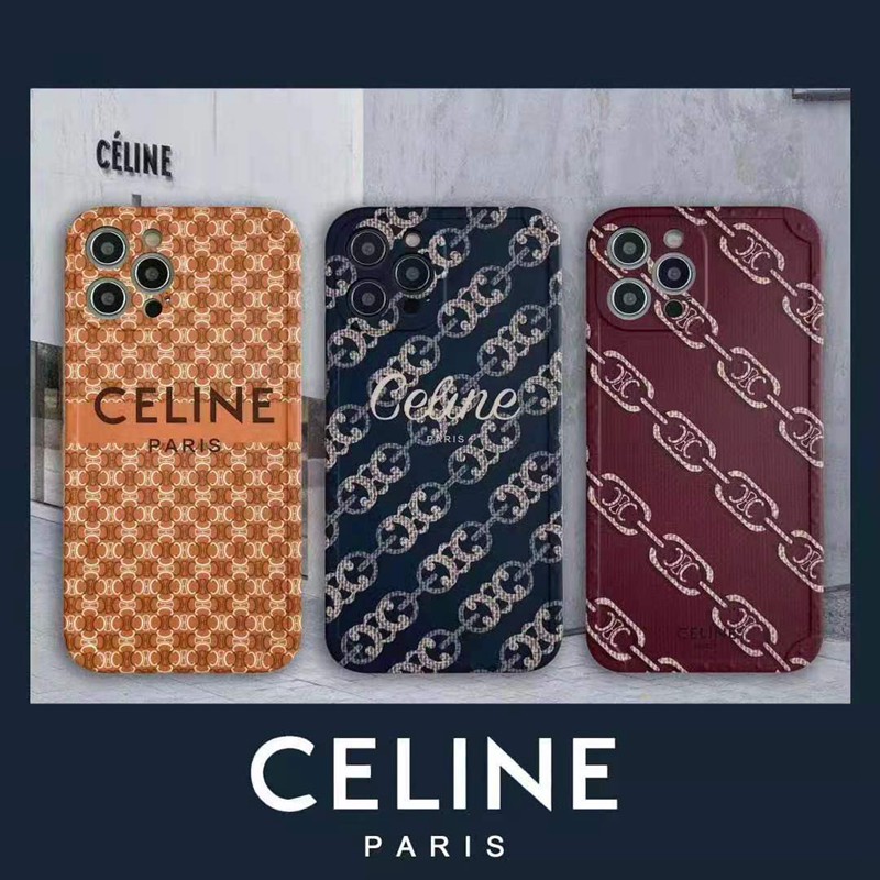 CELINE ブランド iphone 12/12 pro/12 mini/12 pro max/11/11 pro/11 pro max/se2ケース ins風 カラー モノグラム セリーヌ シンプル 衝撃吸收 アイフォン
