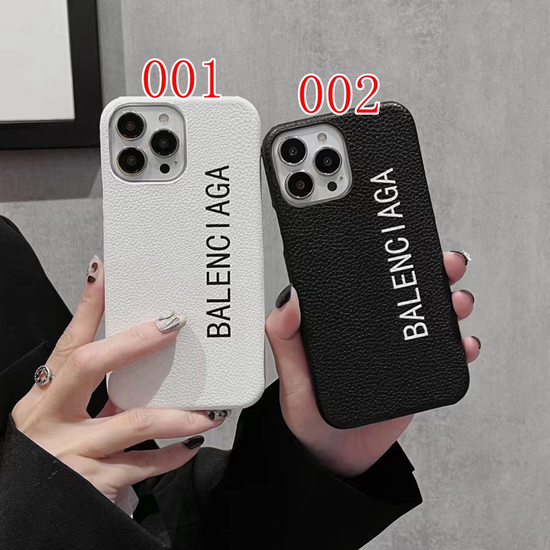 BALENCIAGA 定番 iPhone14pro maxケース 素晴らしいレザー 