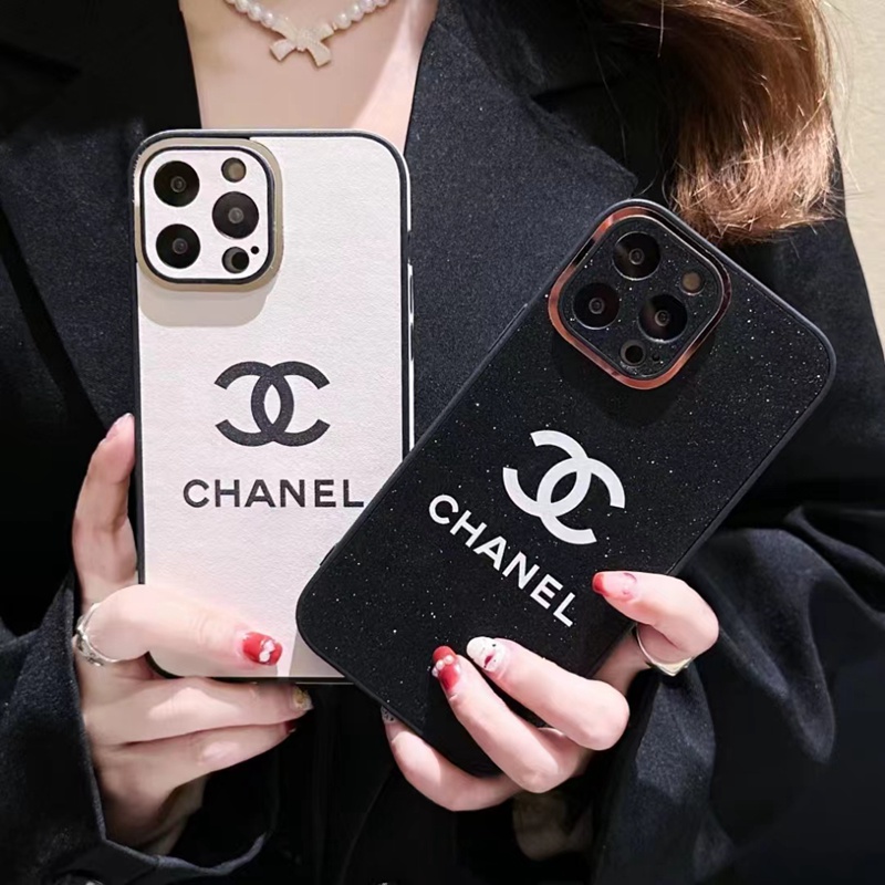 chanel iPhone15+ 14 proケース キラキラ