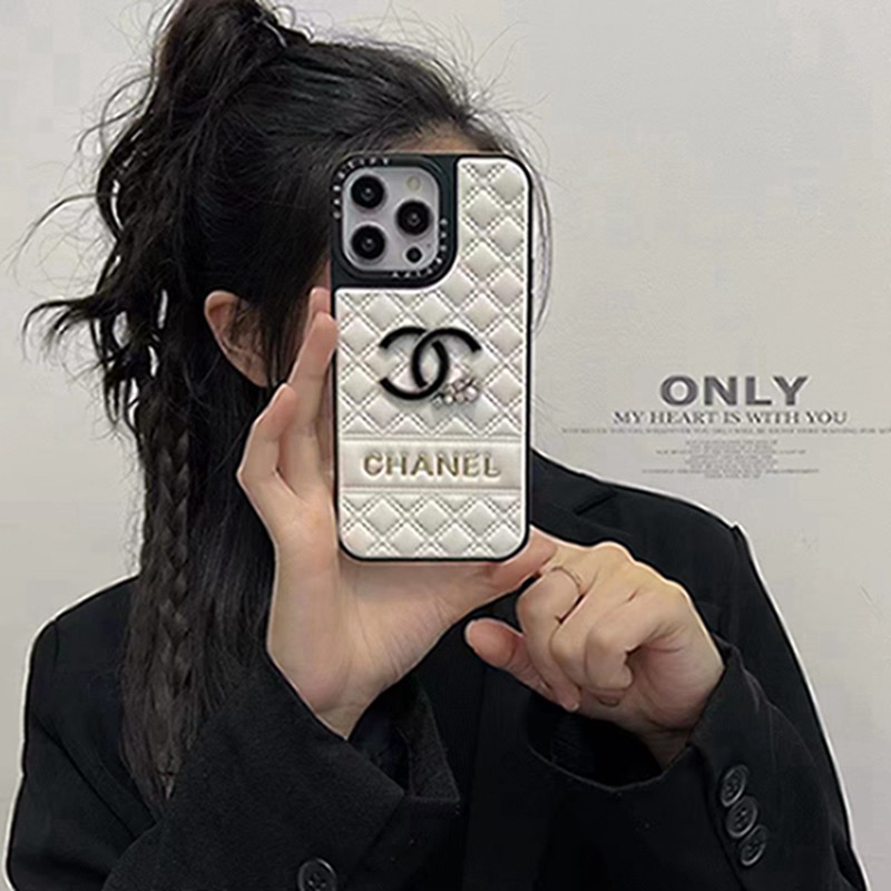 Chanel シャネルブランドiPhone15 14pro maxケースメンズブランドアイフォン15plus 14プロマックスマホカバー男女兼用